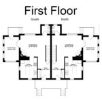 Westover Townhomes floor plan first floor