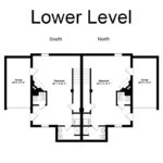 Westover Townhomes lower level floor plan